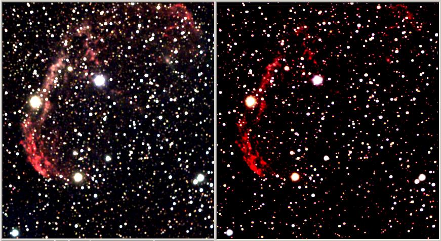 NGC6888 - Maxim(Left) vs Iris (Right)
