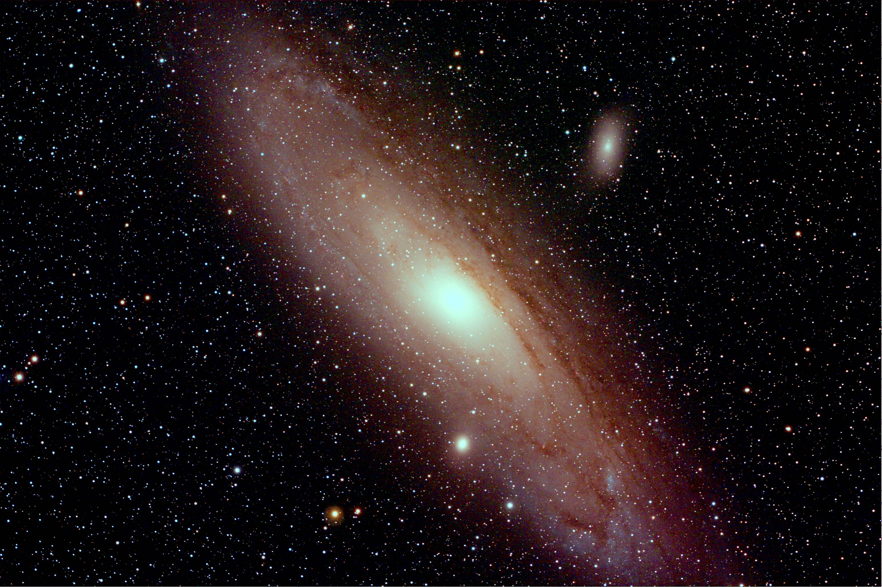 Galaxie d'Andromède au Canon 300D modifié