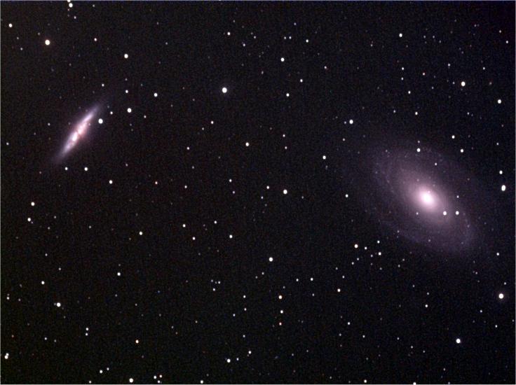 M81 et M82 en couleurs