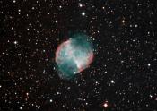 M27 H-alpha et RGB