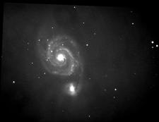 M51, 2 poses de 15 minutes avec autoguidage